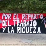Pancarta Primero de mayo