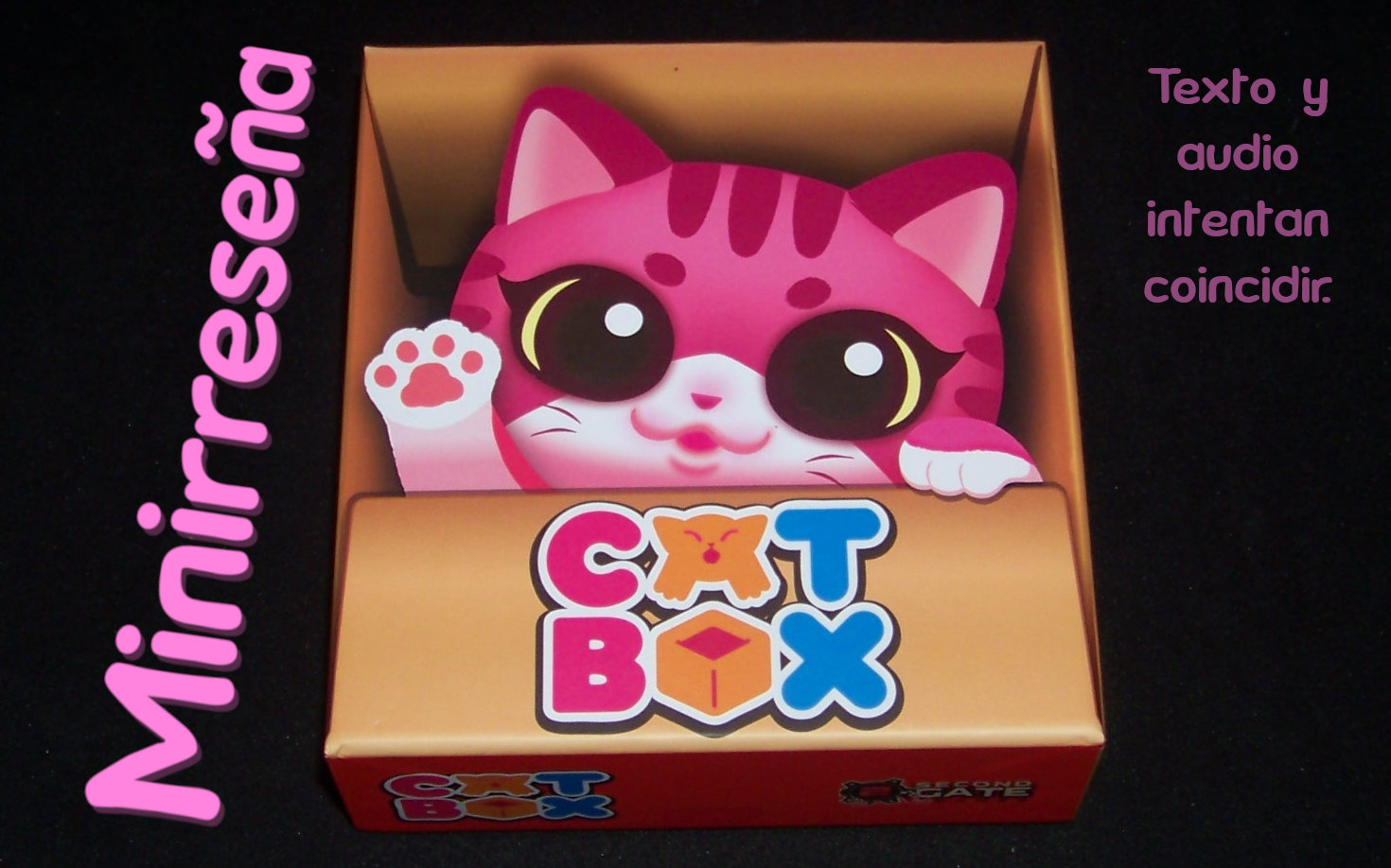 Juego de mesa Cat Box - carátula.