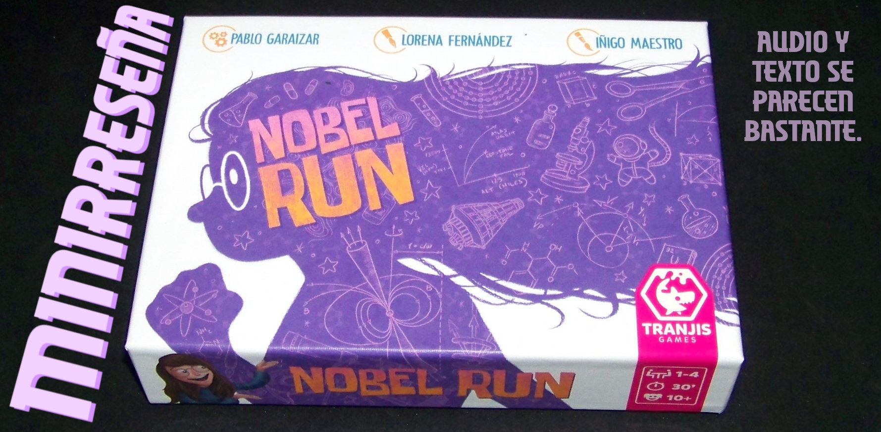 Juego de mesa Nobel Run - CarÃ¡tula