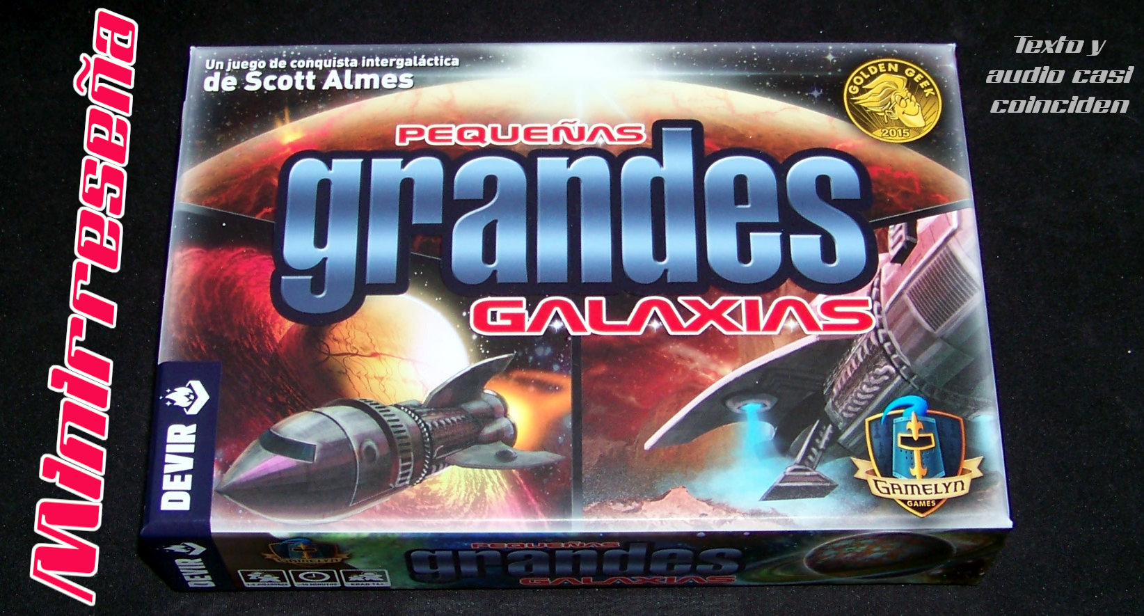 Juego de mesa Pequeñas Grandes Galaxias - Carátula