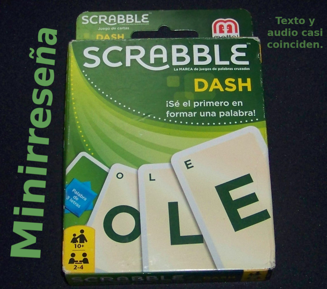 Juego de mesa Scrabble Dash - Carátula