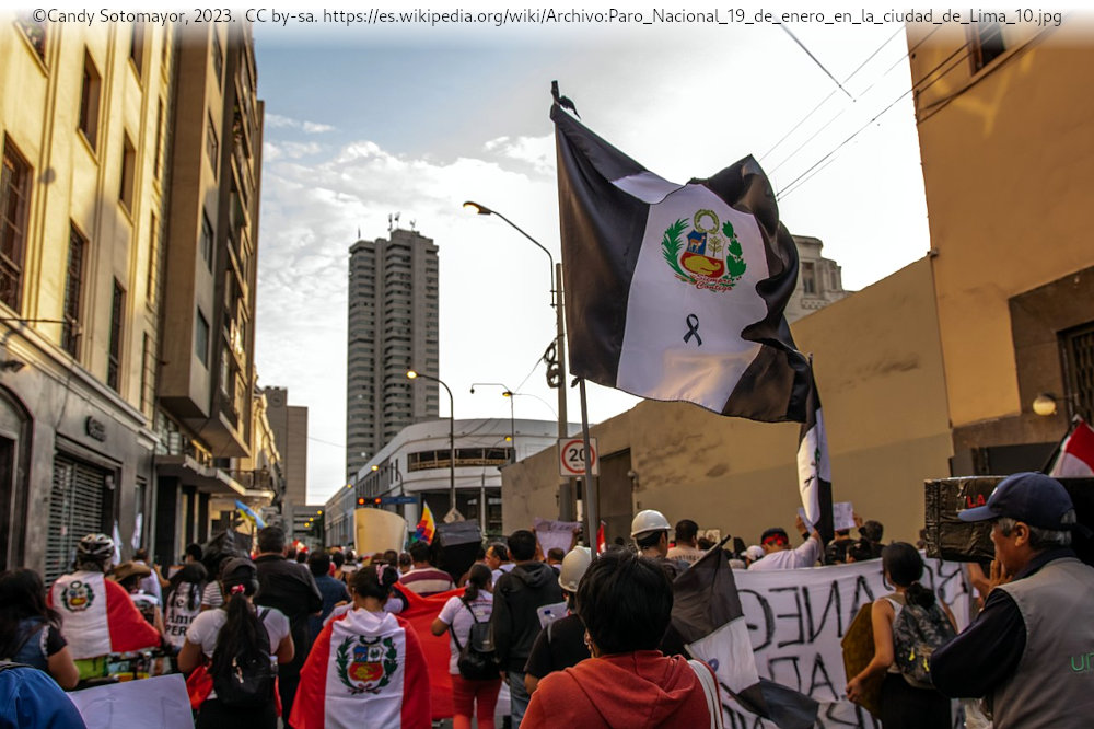 Segunda Marcha de los Cuatro Suyos, Lima, 19 de enero de 2023.