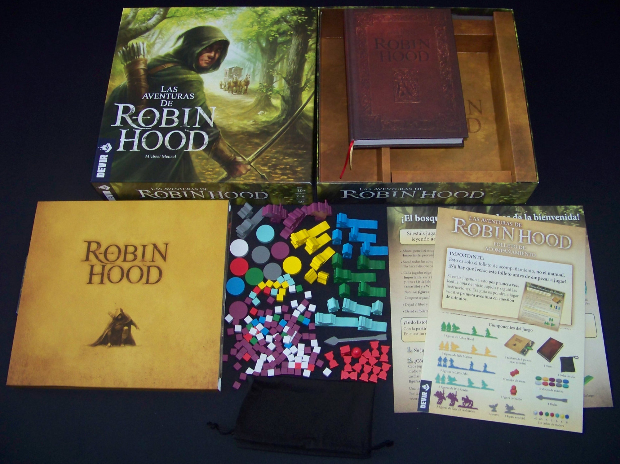 Juego de mesa Robin Hood - contenido