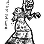 Inktober 2019 Día 09 - Diana Z (Zombi del Hortelano)