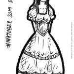 Inktober 2019 Día 10 - Diana (Zombi del Hortelano)