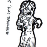 Inktober 2019 Día 13 - Niña (Zid / VoraZ)
