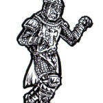 Inktober 2019 día 18 - Martín Antolínez (Zid)