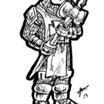 Inktober 2019 día 25 - soldado (Zid)