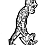 Inktober 2019 día 27 - leñador (VoraZ de Sangre)